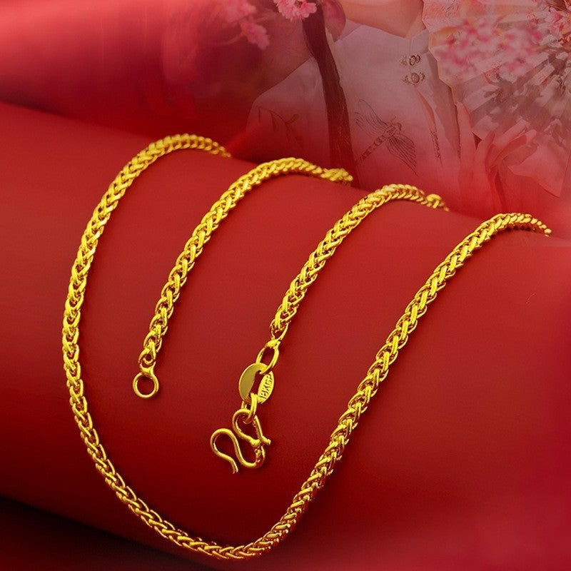 Women's Vietnam Alluvial Gold Ornament No Color Fading High-grade Niche Necklaces