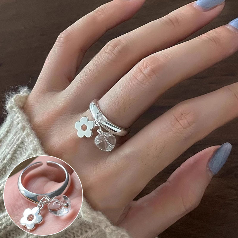 Women's Style Temperament Water Drop Retro Stylish Rings