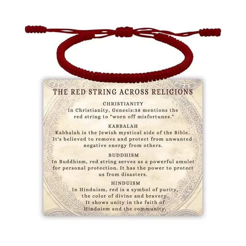 Lucky Red Rope Handmade Cross Woven Bracelets