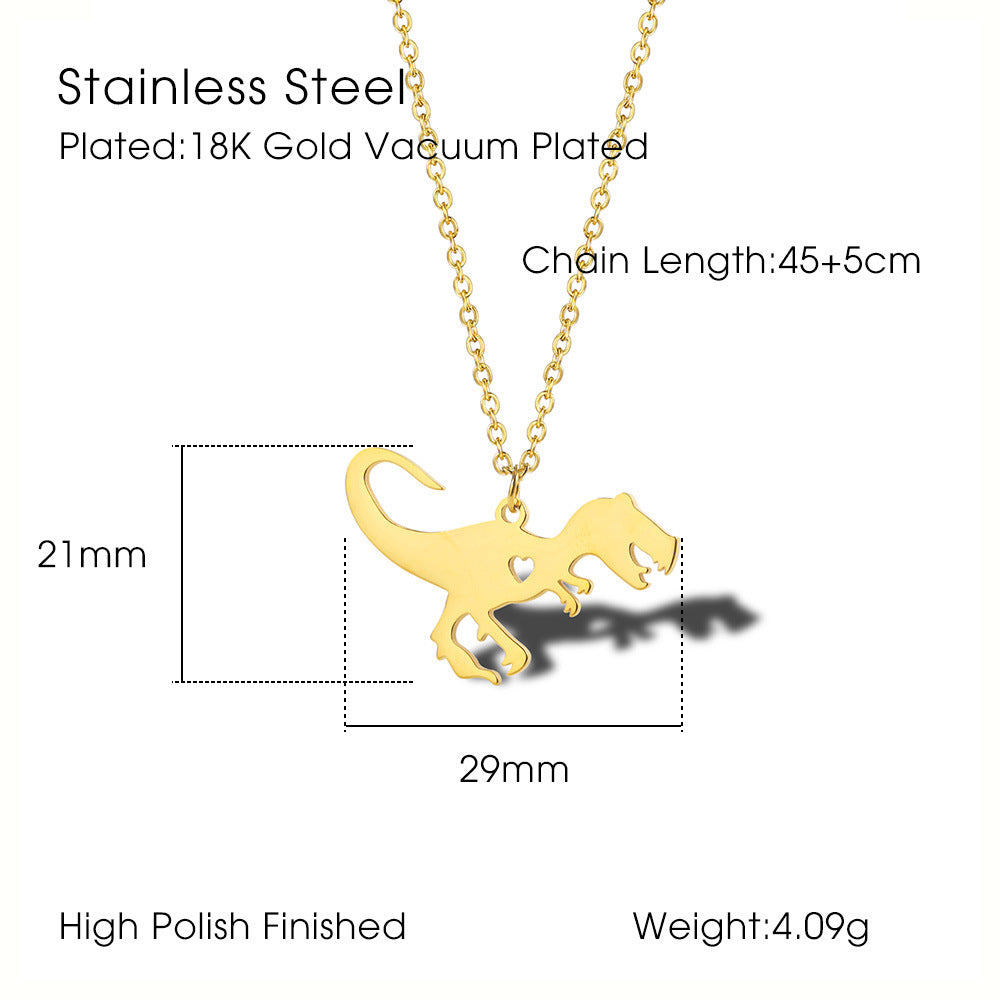 Women's Cartoon Animal Series Personalized Stainless Steel Necklace
