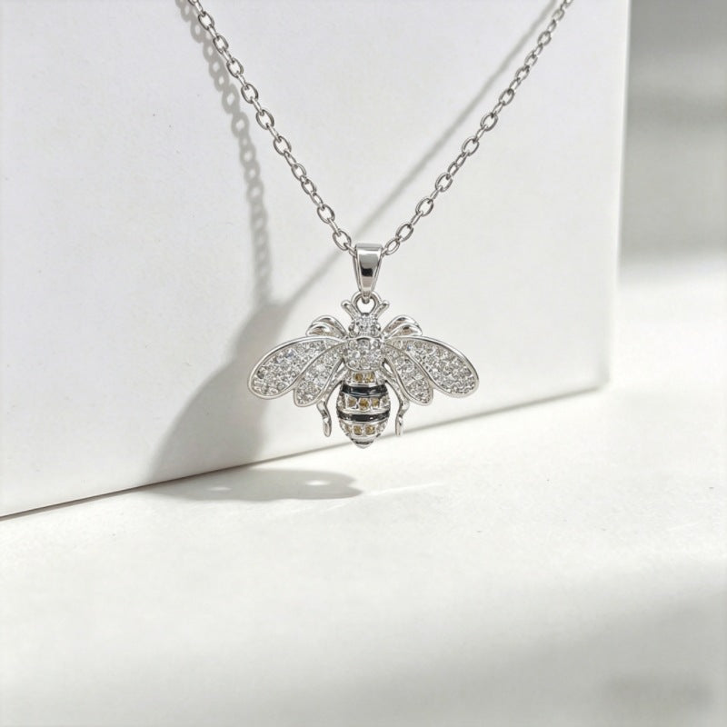 Luxury Copper Micro Female Swan Love Ocean Series Necklace