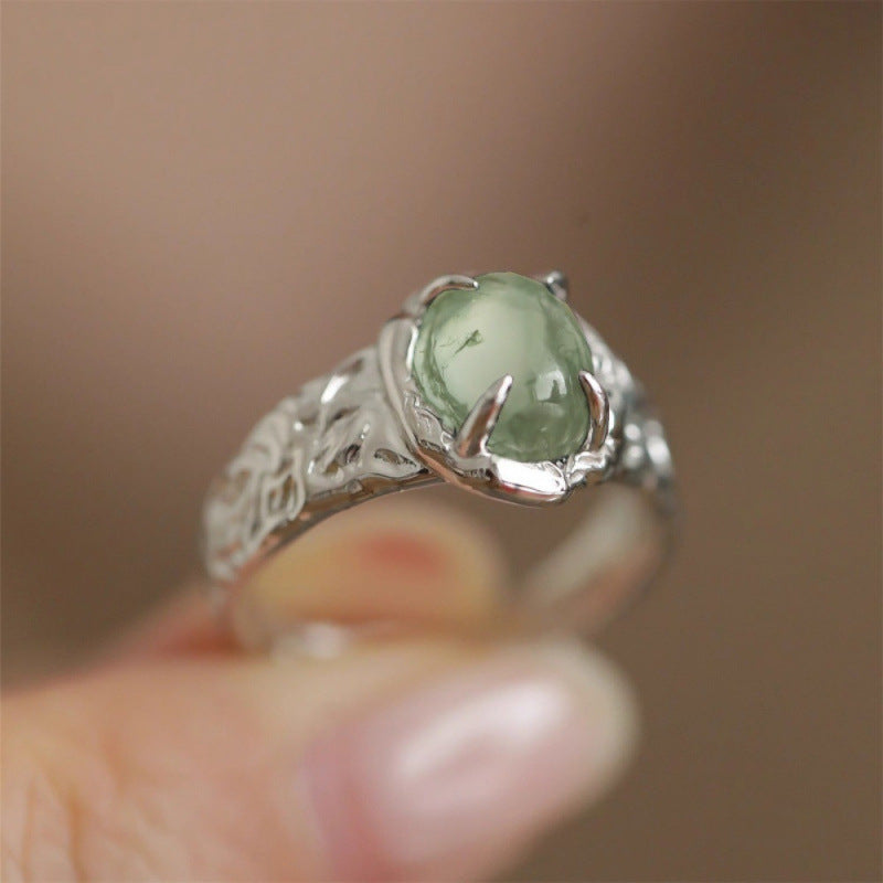 Women's Sier Simple Light Luxury High-grade Index Finger Open Rings