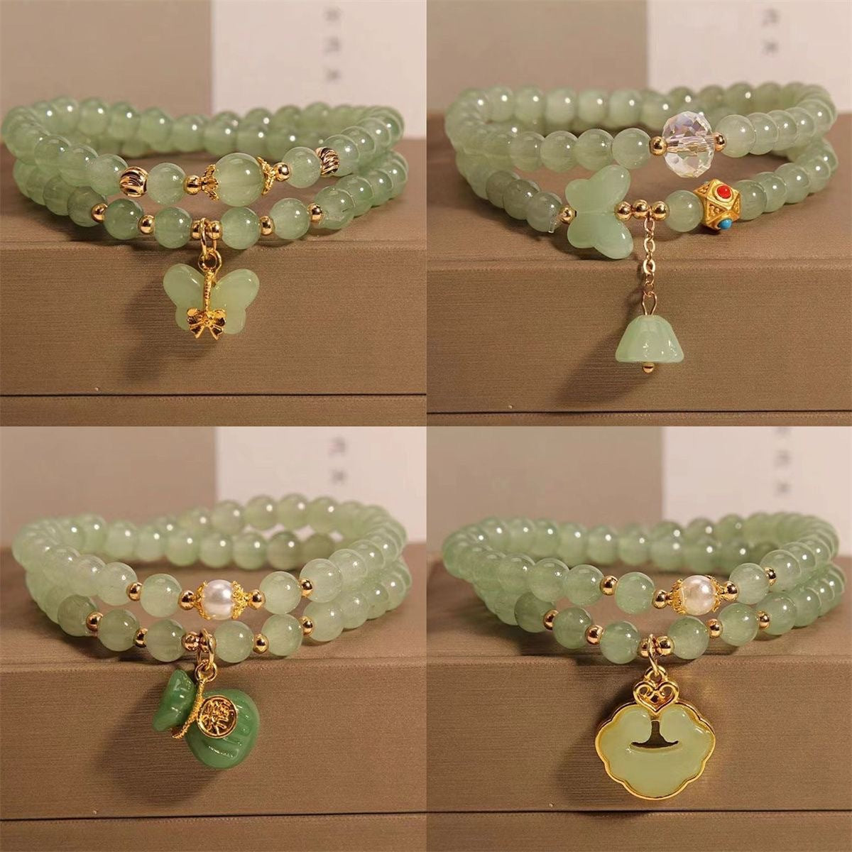 Women's Butterfly Double Longevity Lock Gift For Rings