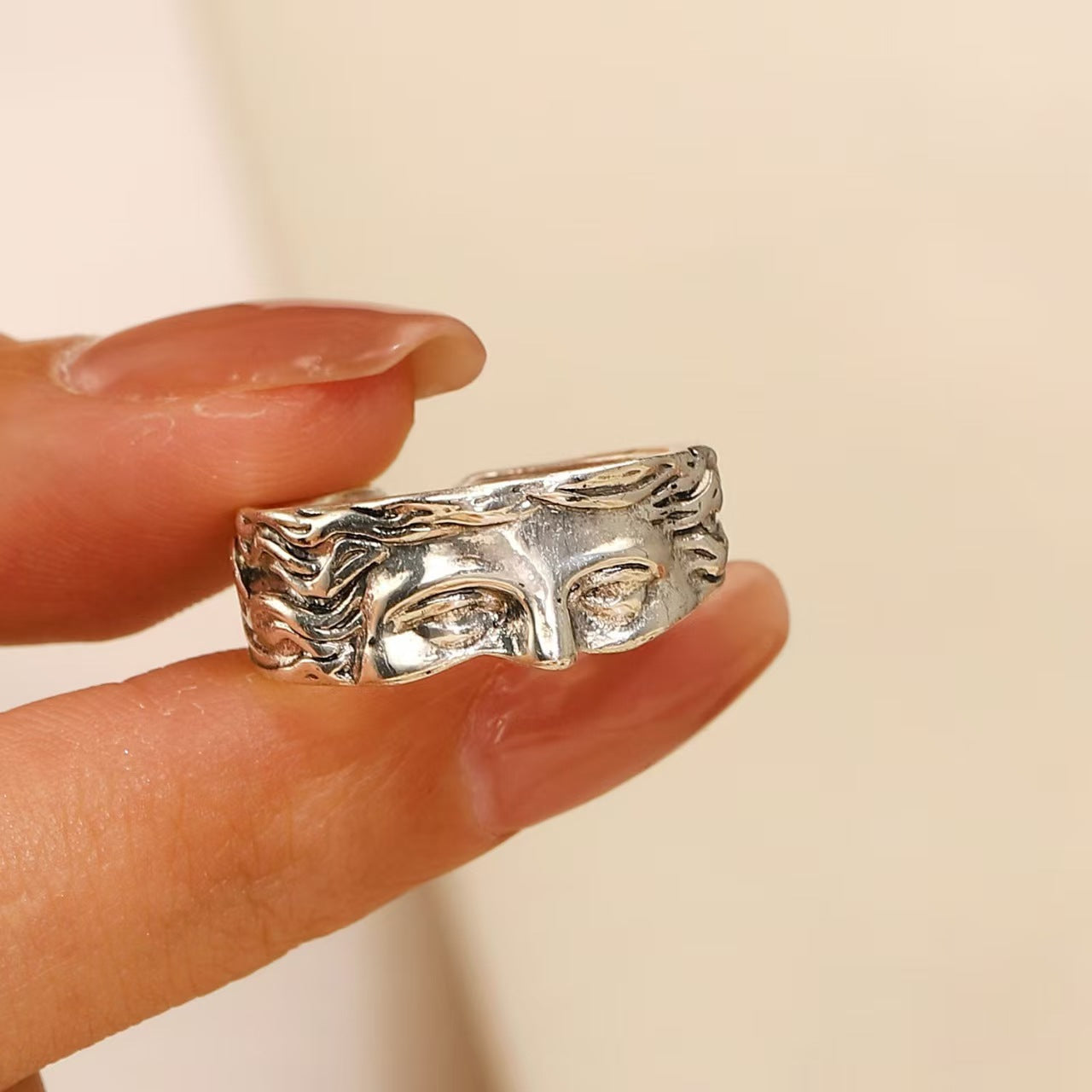 Create Two-hand Opening Adjustable Female Niche Rings