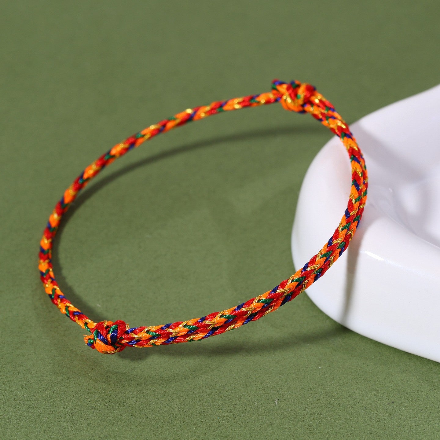 Festival Colorful Rope Ethnic Style Hand-woven Adult Small Sachet Carrying Bracelet