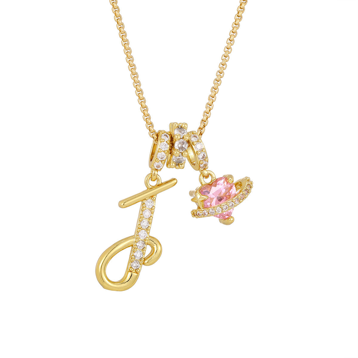 Dopamine English Letter Light Luxury Minority Necklaces