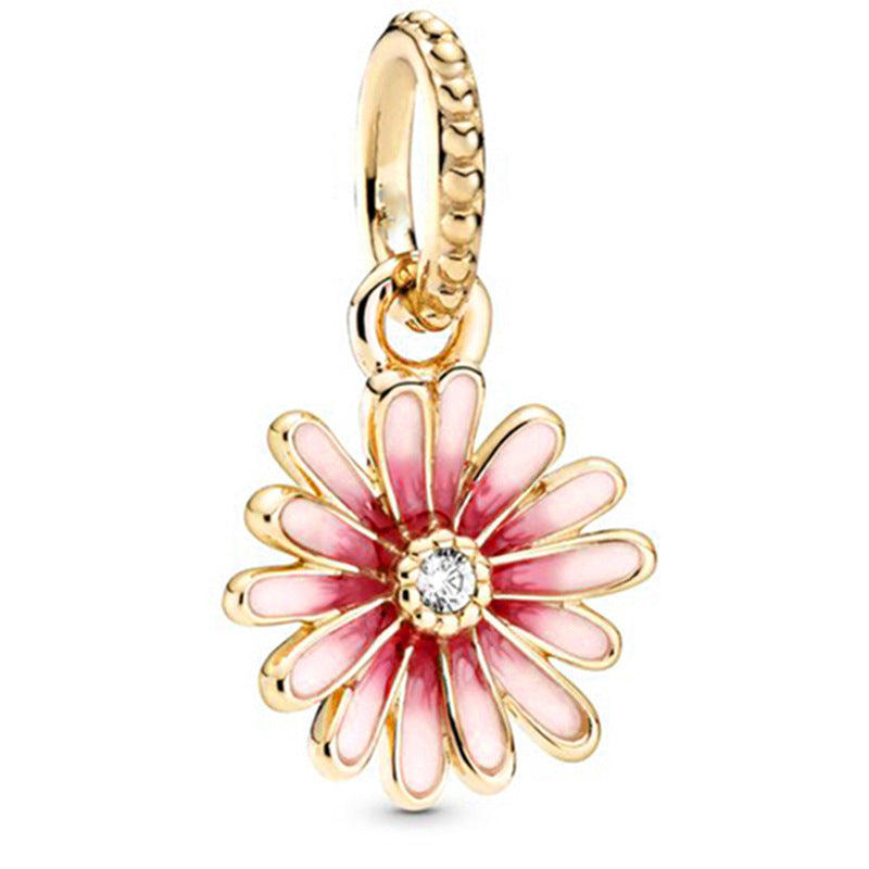 Innovative Stylish Pink Beaded Daisy Fashion Jewelry Accessories