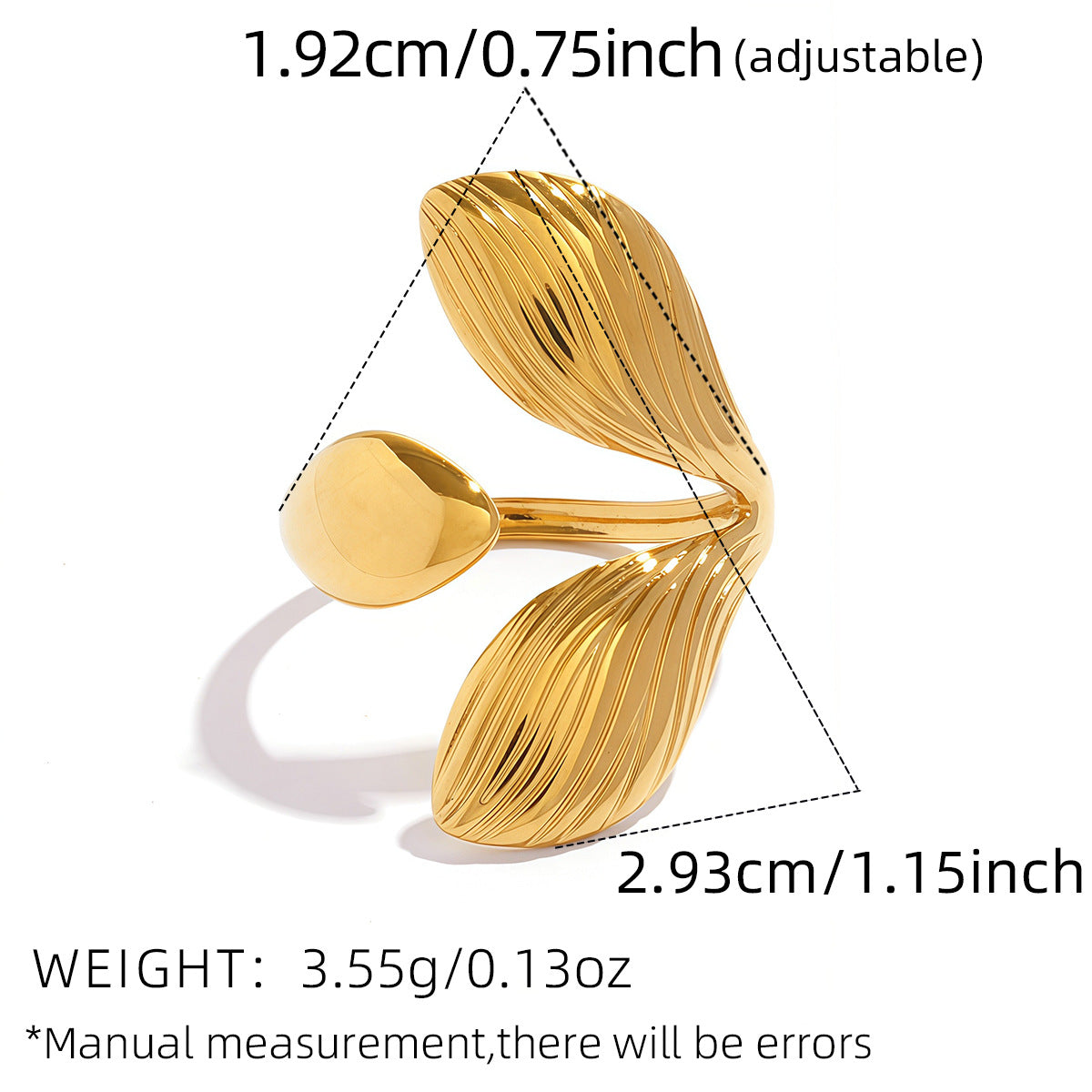 Niche High Sense Packaging Female Brushed Design Ring