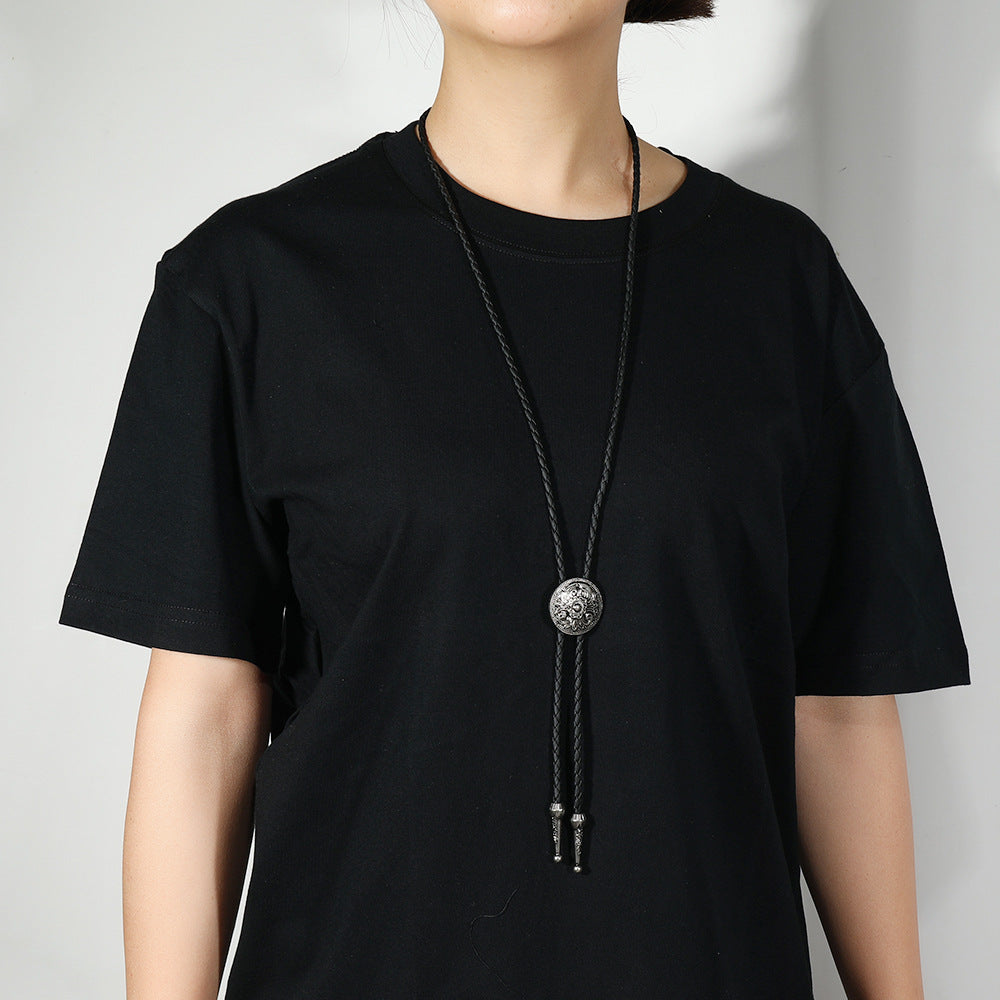 Hip Hop Sweater Chain Tang Grass Necklace