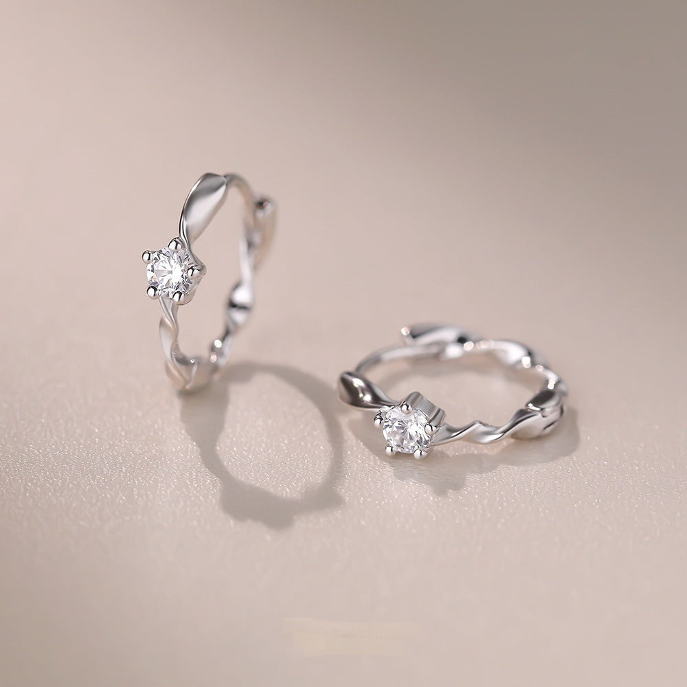 Luxury High-grade Twist Clip Geometric U-shaped Ear Buckle
