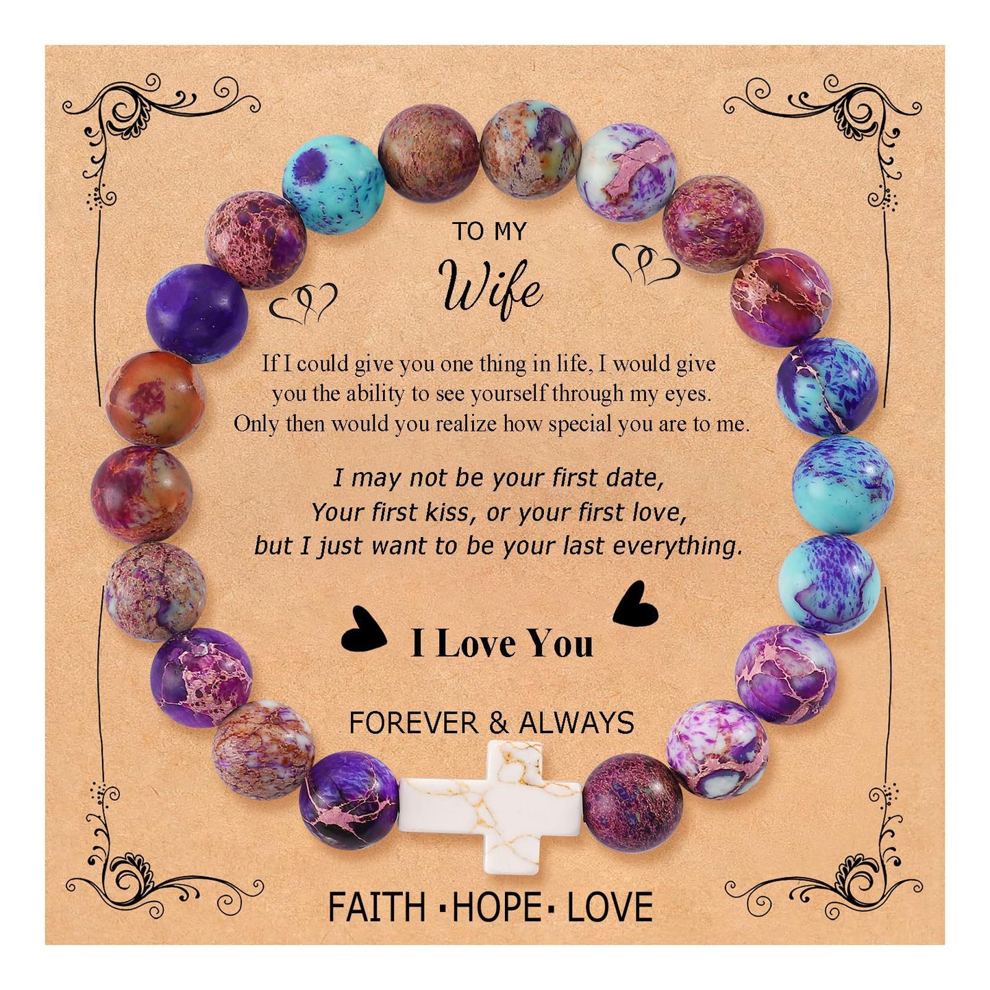 Emperor Stone Colorful Gift Graduation Purplish Bracelets