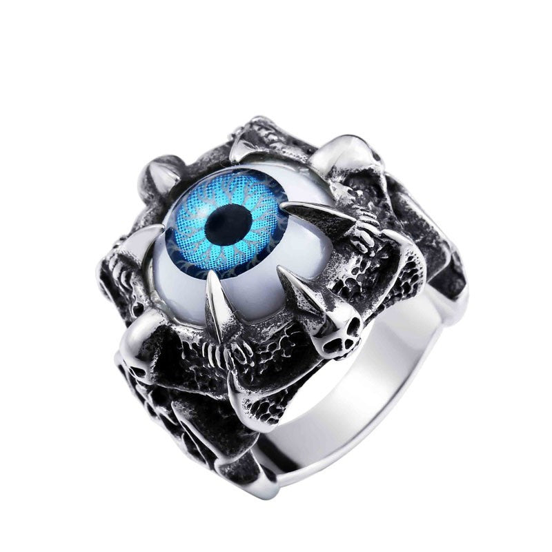 Men's Death Devil's Eye Personality Ornament Stainless Rings