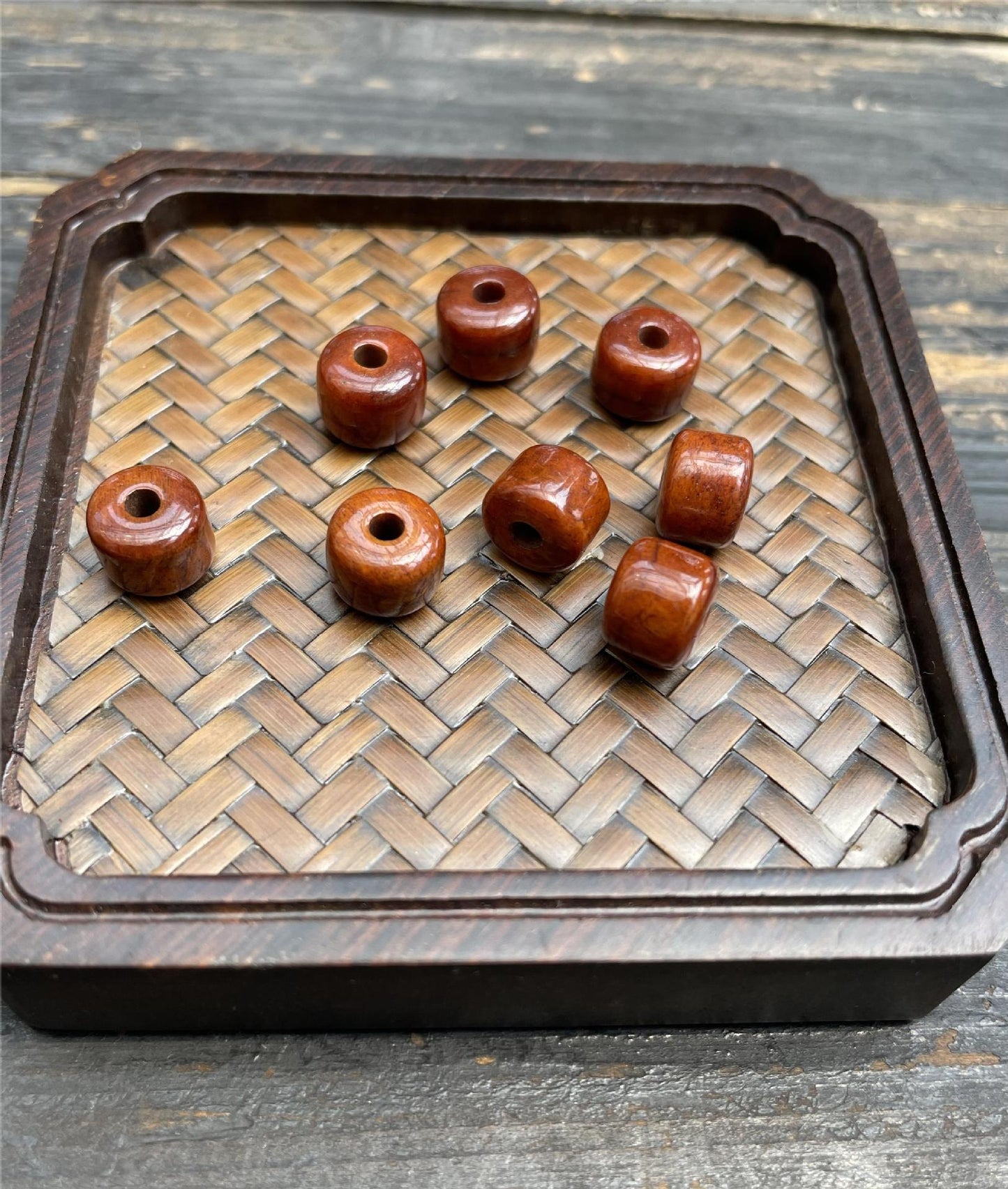 Men's Ethnic Style Yak Bone Cultural Artifact Prayer Beads Bracelets