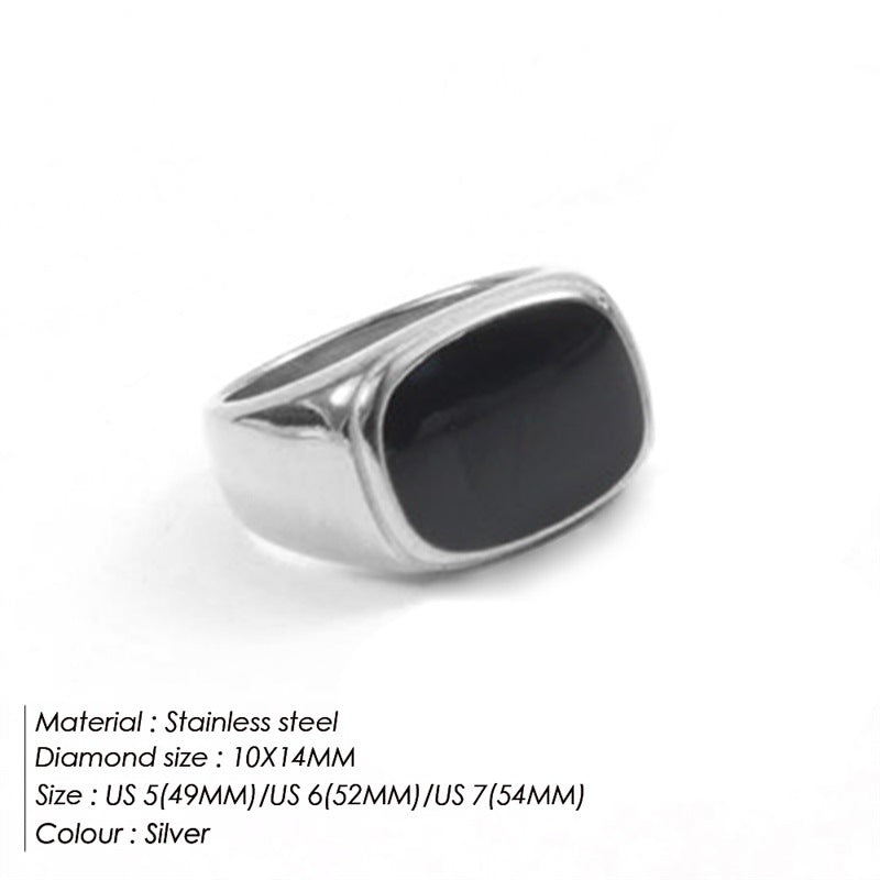 Stainless Steel Female Minority High Sense Rings