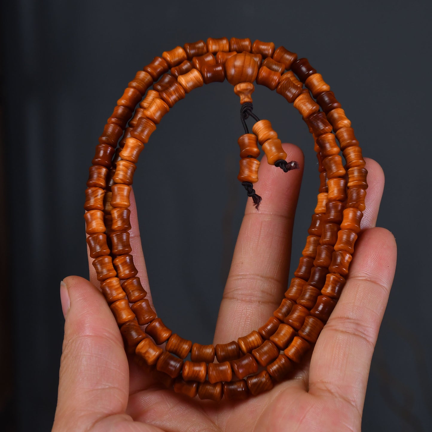 Women's & Men's Arborvitae Lightning Transparent Buddha Beads Live Studio Drainage Temple Bracelet
