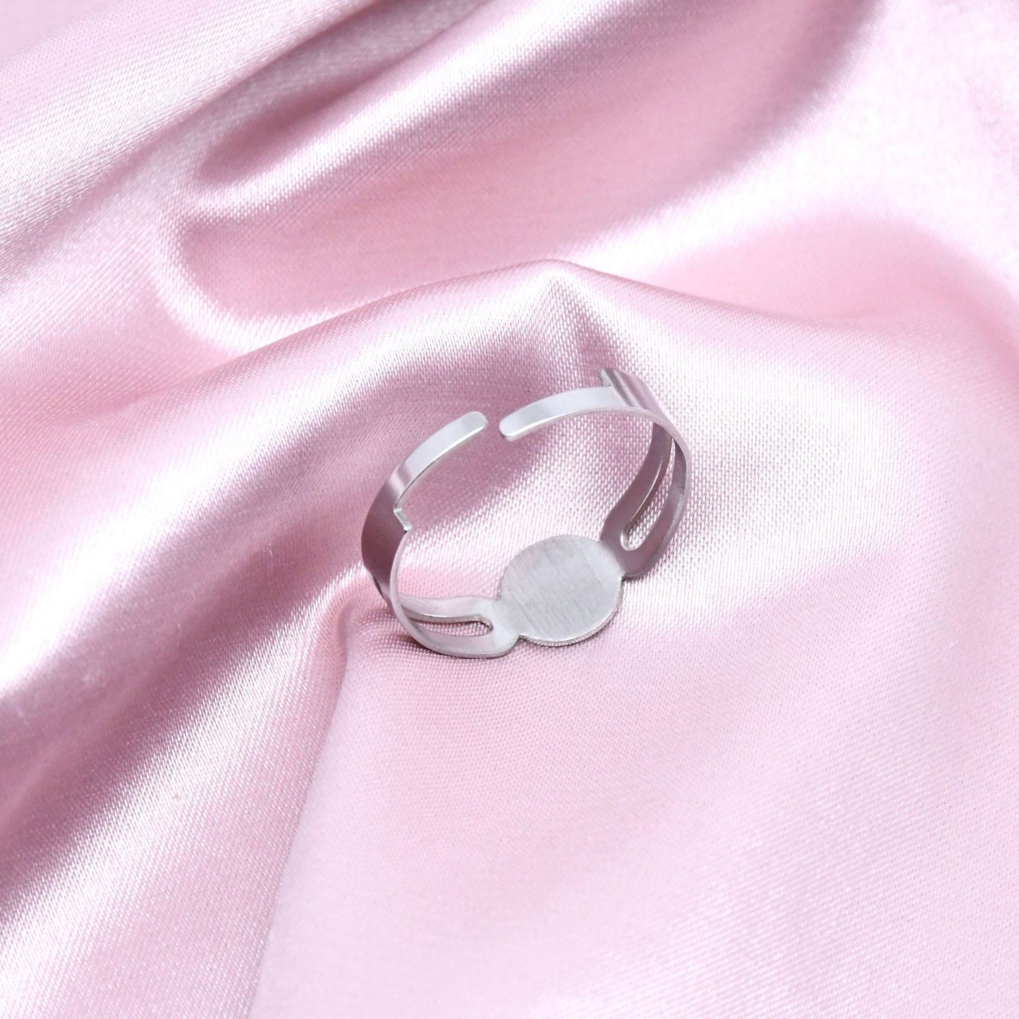 Children's Stainless Steel Adjustable Opening Toy Setting Rings