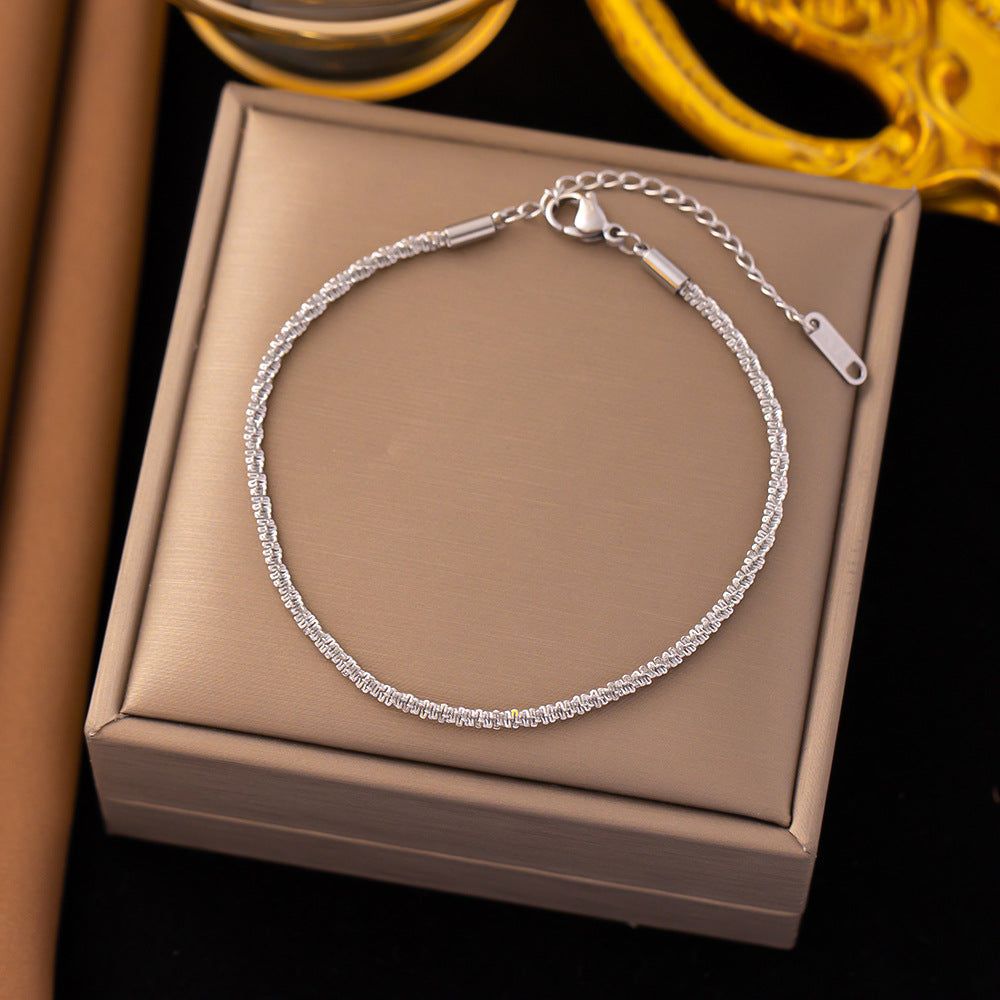 Fashion Niche Starry Titanium Steel Female Necklaces