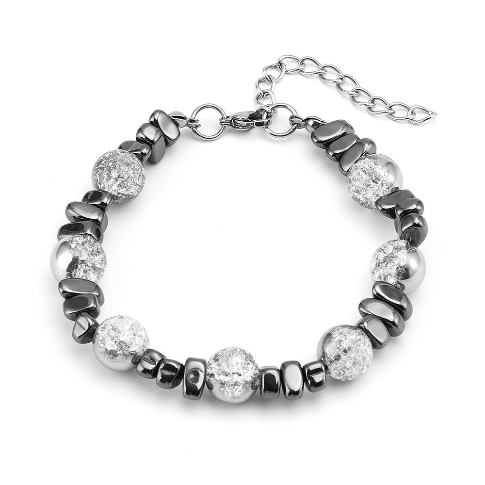 Stone Opal Stringed Pearls Ornament Girlfriends Bracelets