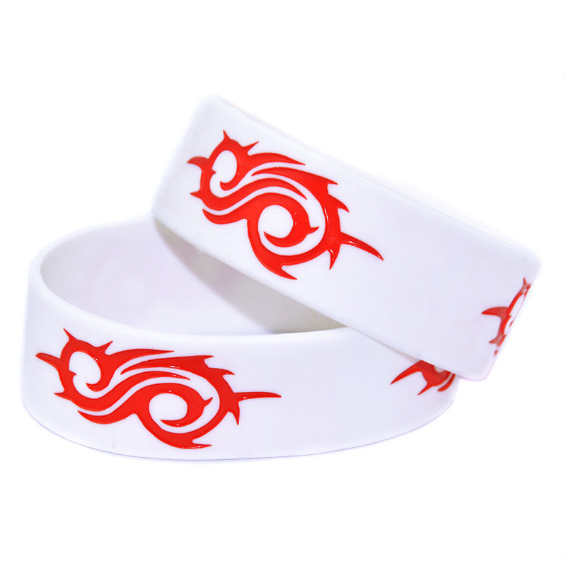 Silicone Fashion Music Hand Strap Trendy Hip Hop Bracelet