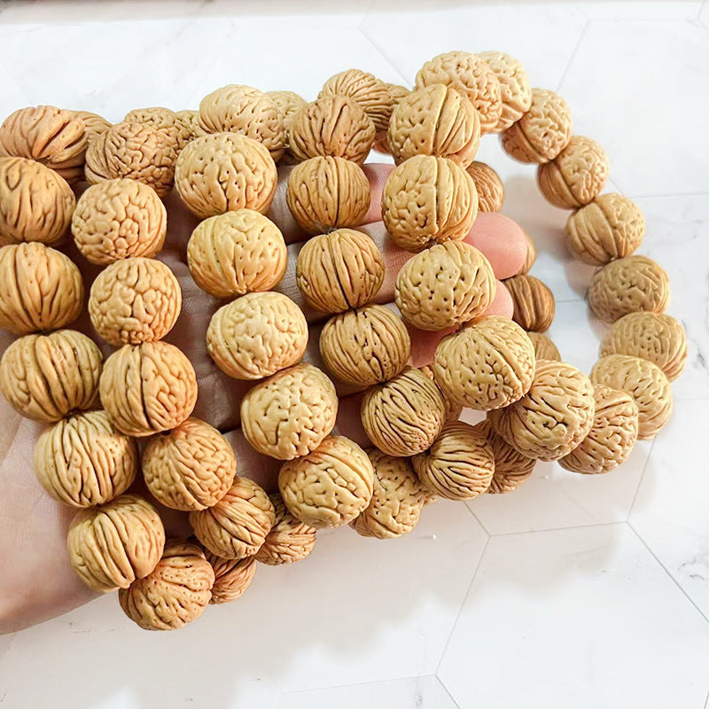 Pattern Willow Leaf Navel Vertical Pumpkin Pile Pecan Bracelet