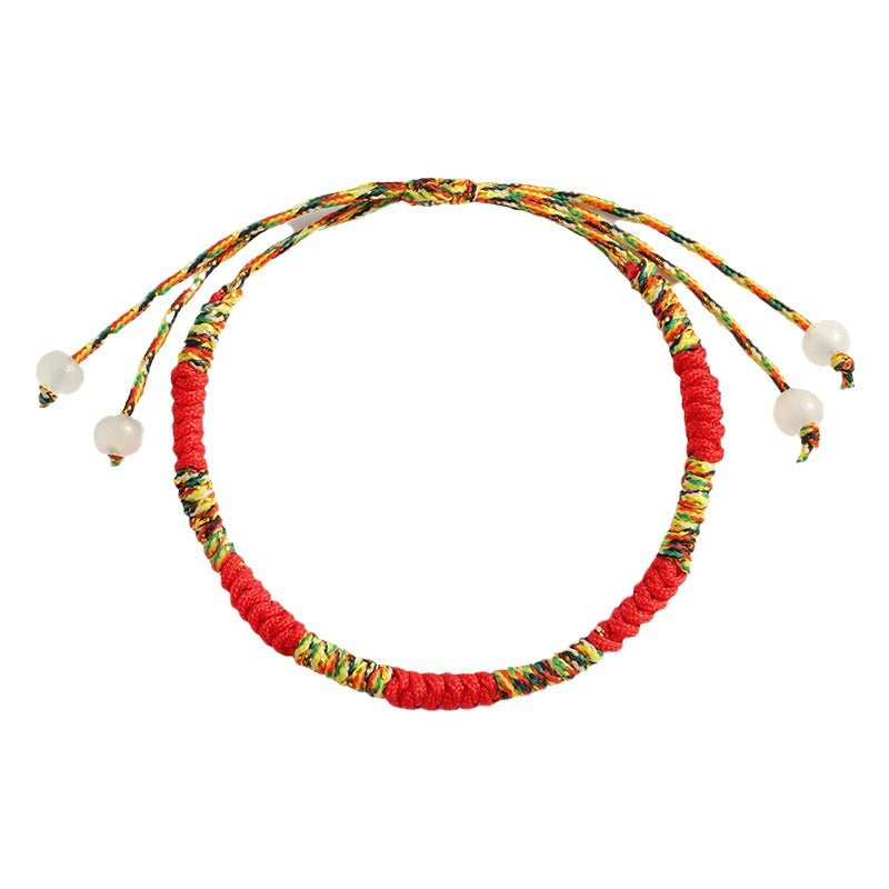 Women's & Men's Tibetan Style Dorje Knot Carrying Strap Couple Hand-woven Dragon Boat Bracelets