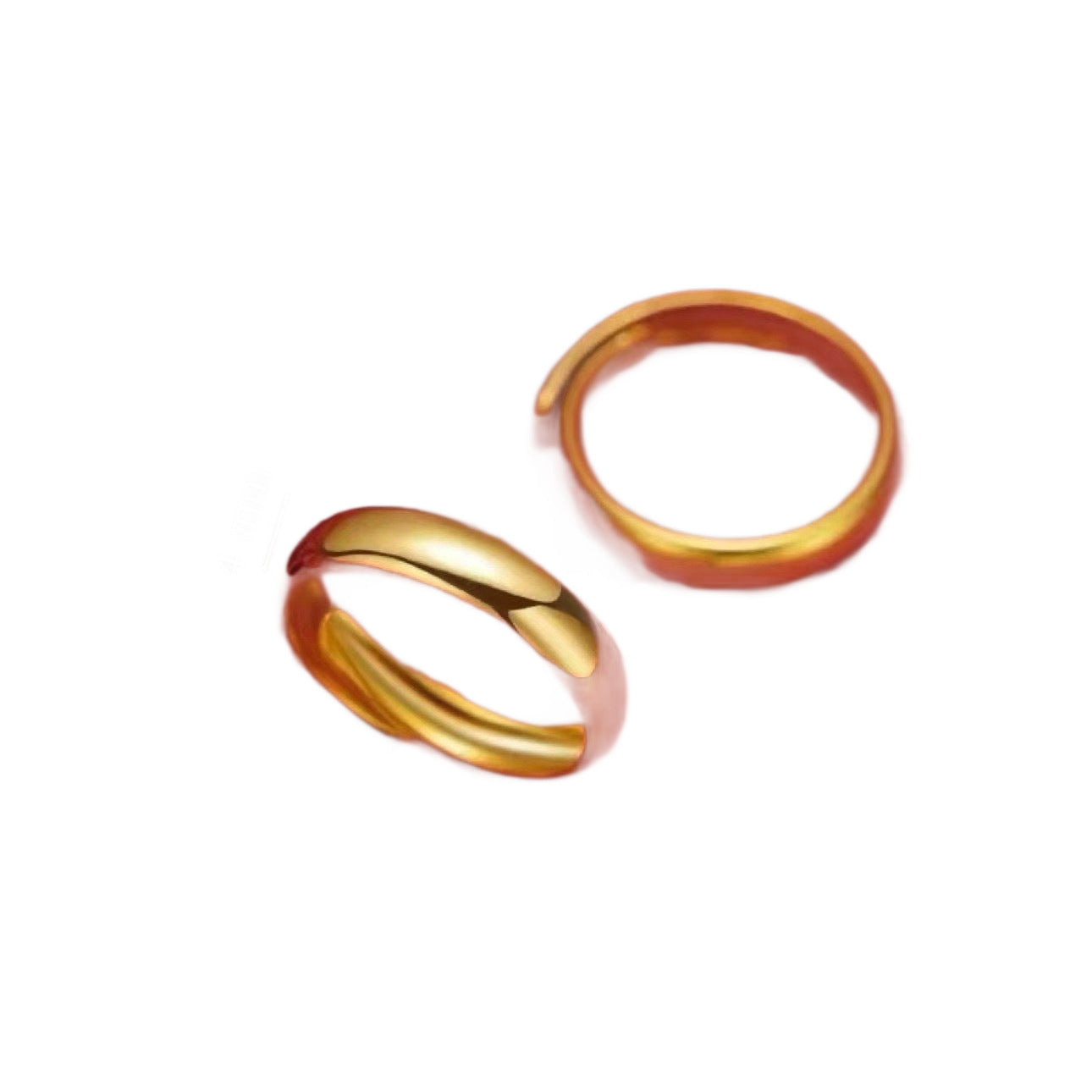 Placer Gold Big Diamond Fortune Full Ring
