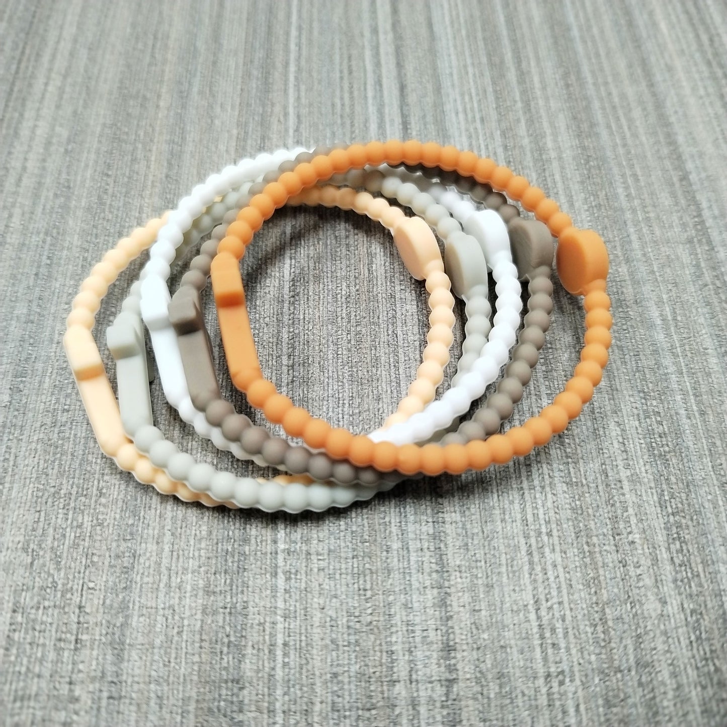 Charming Comfortable Cross Love Silicone Bible Bracelets