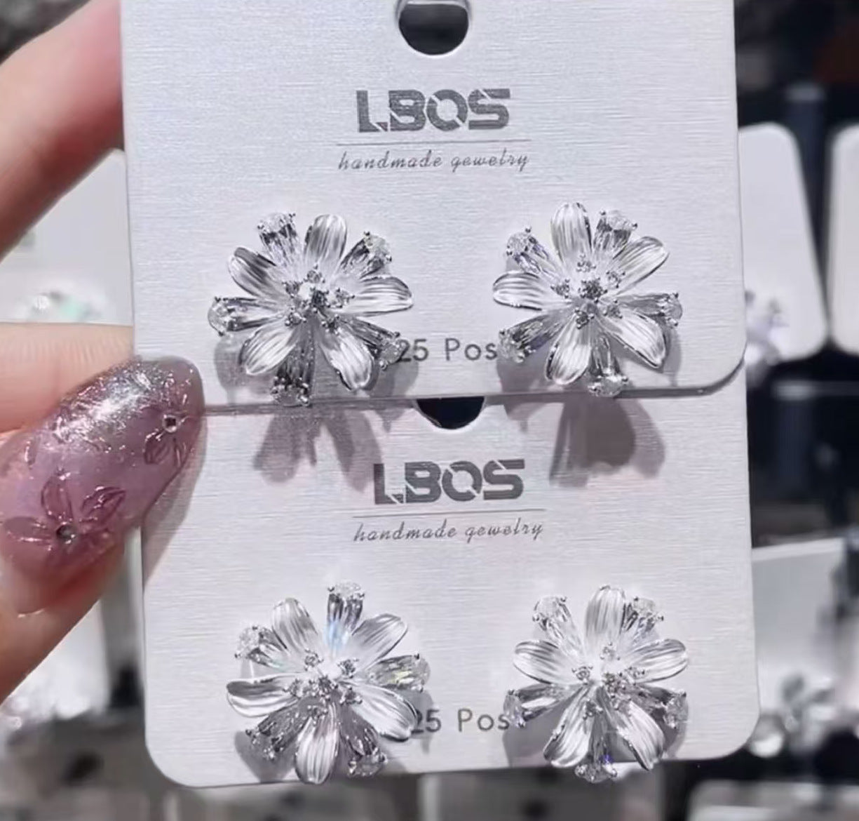 Women's Diamond Flower For Mori High-grade Simple Light Rings