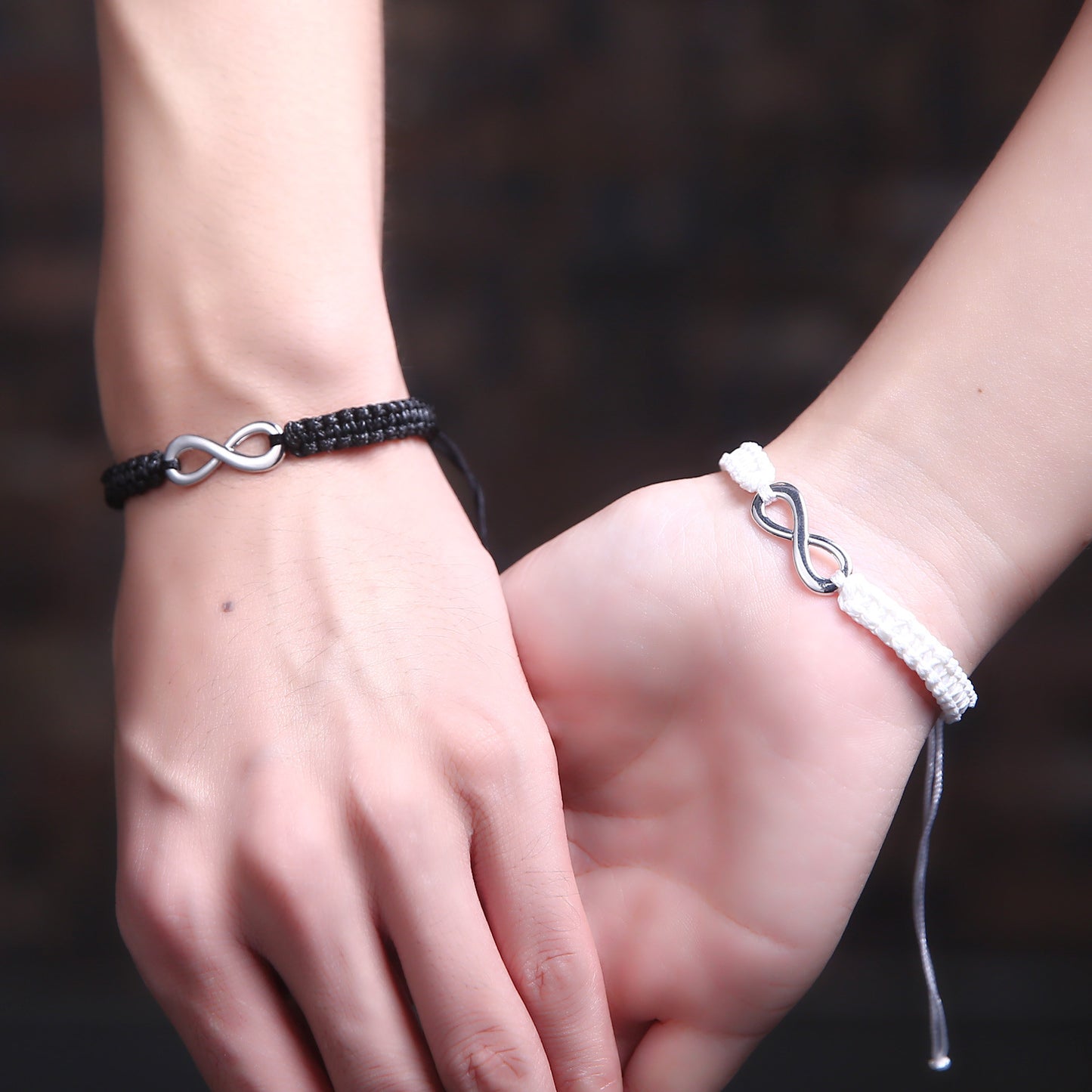 Lucky Carrying Strap Hand-woven Adjustable Two-piece Bracelet