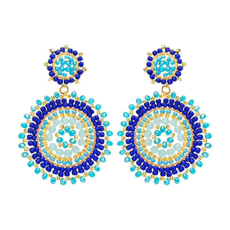 High Sense Light Luxury Minority Handmade Fashion Earrings