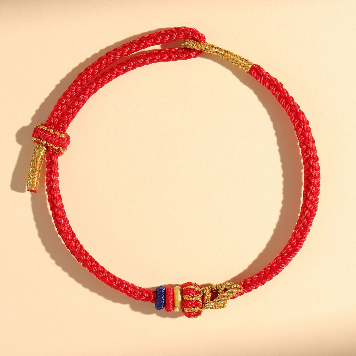 Women's & Men's Seven Braid Rope Gold List Title Knot Pass Every Exam Bracelet