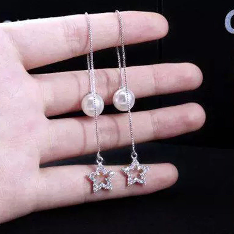Star Moon Leaves Ice Flower Clover Hair Ball Long Ear Line