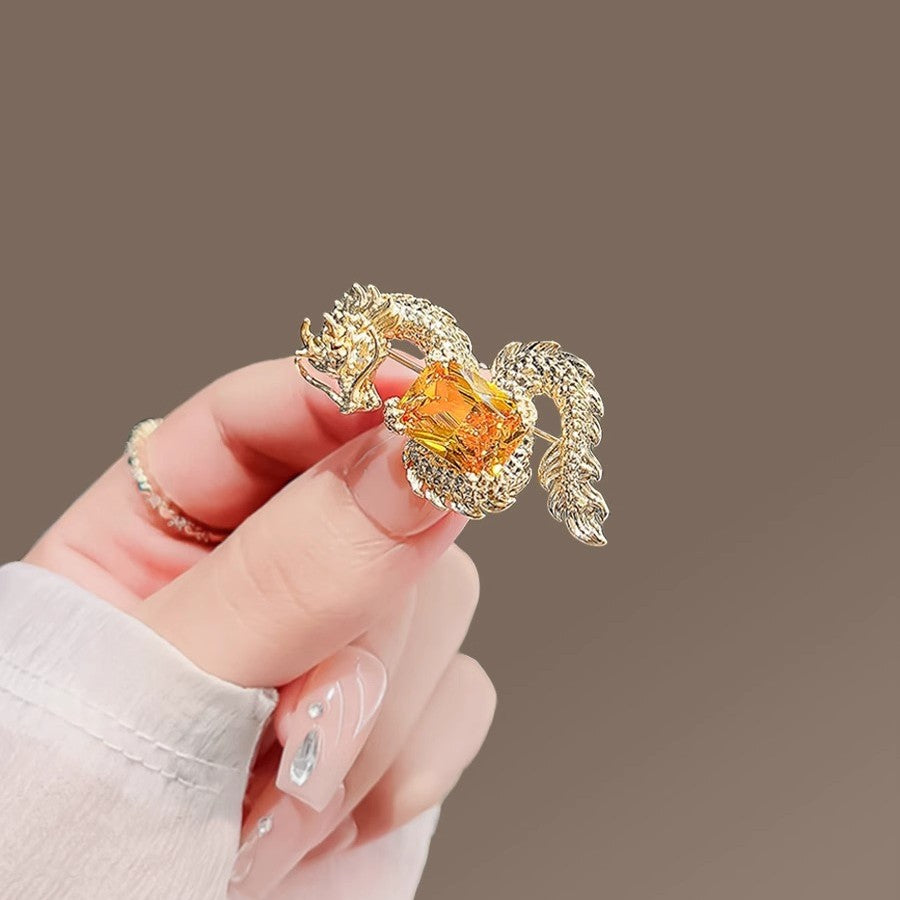 Golden Pearl Corsage Wheat Brooch Female High-grade Brooches
