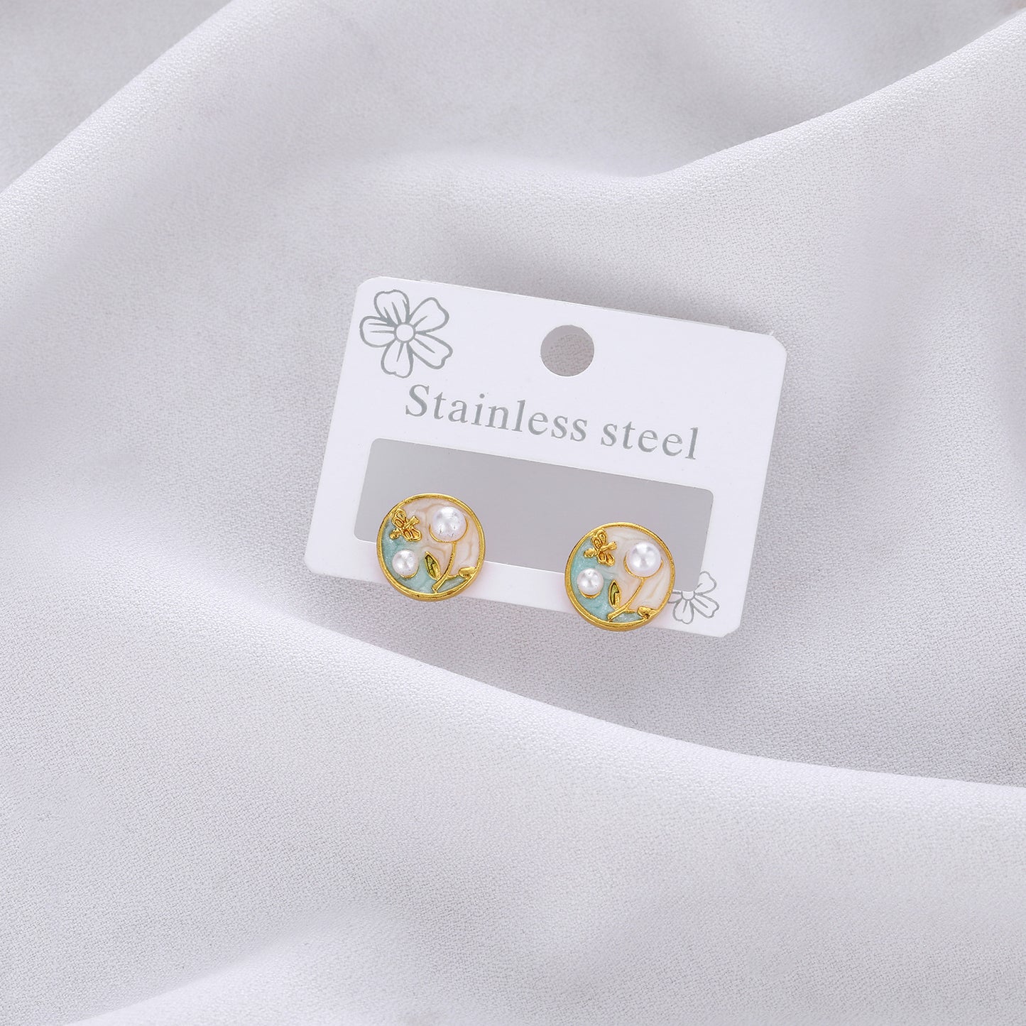 Style Pearl Affordable Luxury Fashion Simple Fresh Holiday Stud Earrings