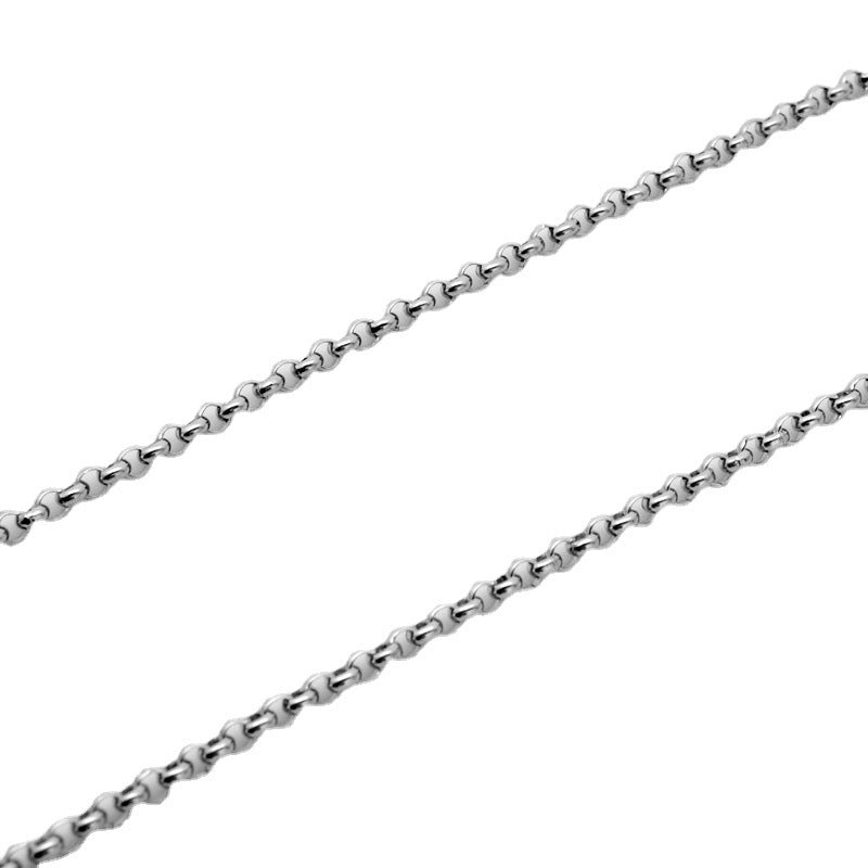 Stainless Steel Titanium Chain Thick Round Necklaces