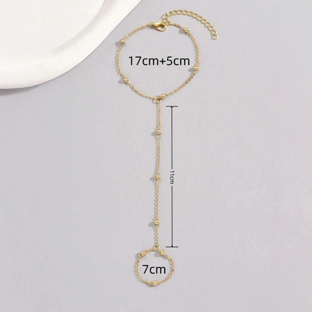 Fashion Female Bead Chain Cell Phone Bracelets