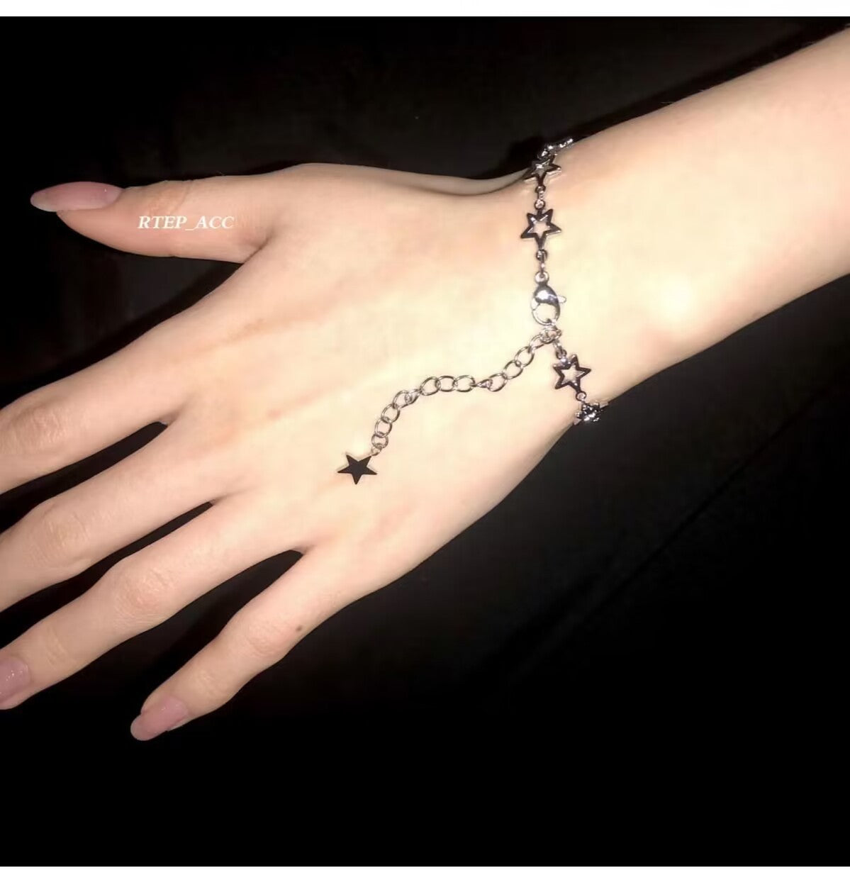 Star Chain Hot Stainless Steel Hollow Pentagram Fashionable Bracelets