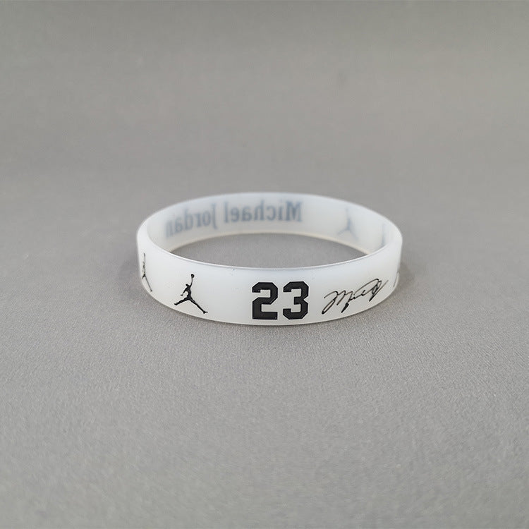 Basketball Kobe James Curry Sports Wristband Custom Luminous Bracelets