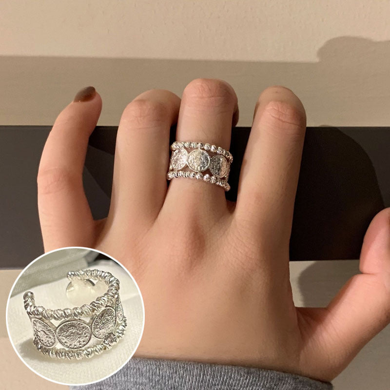 Women's Style Temperament Water Drop Retro Stylish Rings