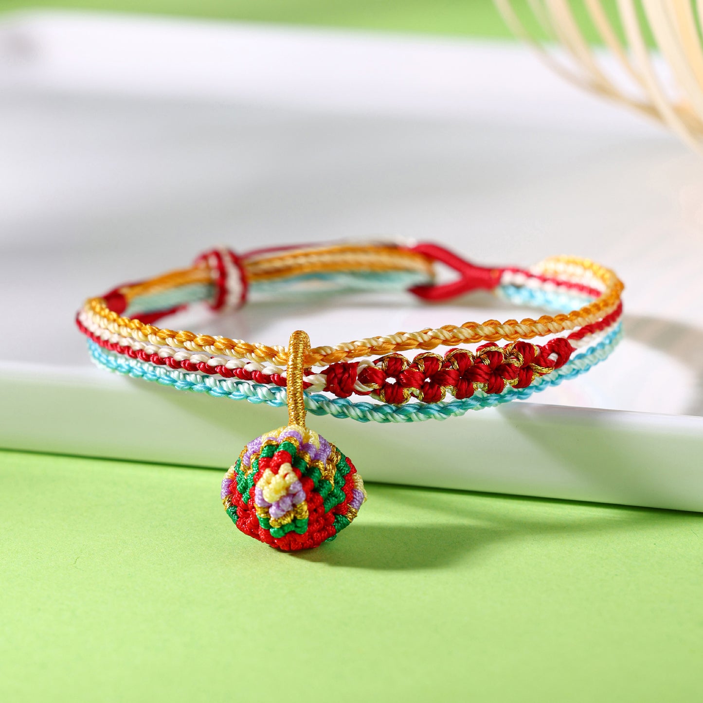Children's Dragon Boat Festival Colorful Rope Carrying Strap Hand-woven Tiger Sachet Bracelets