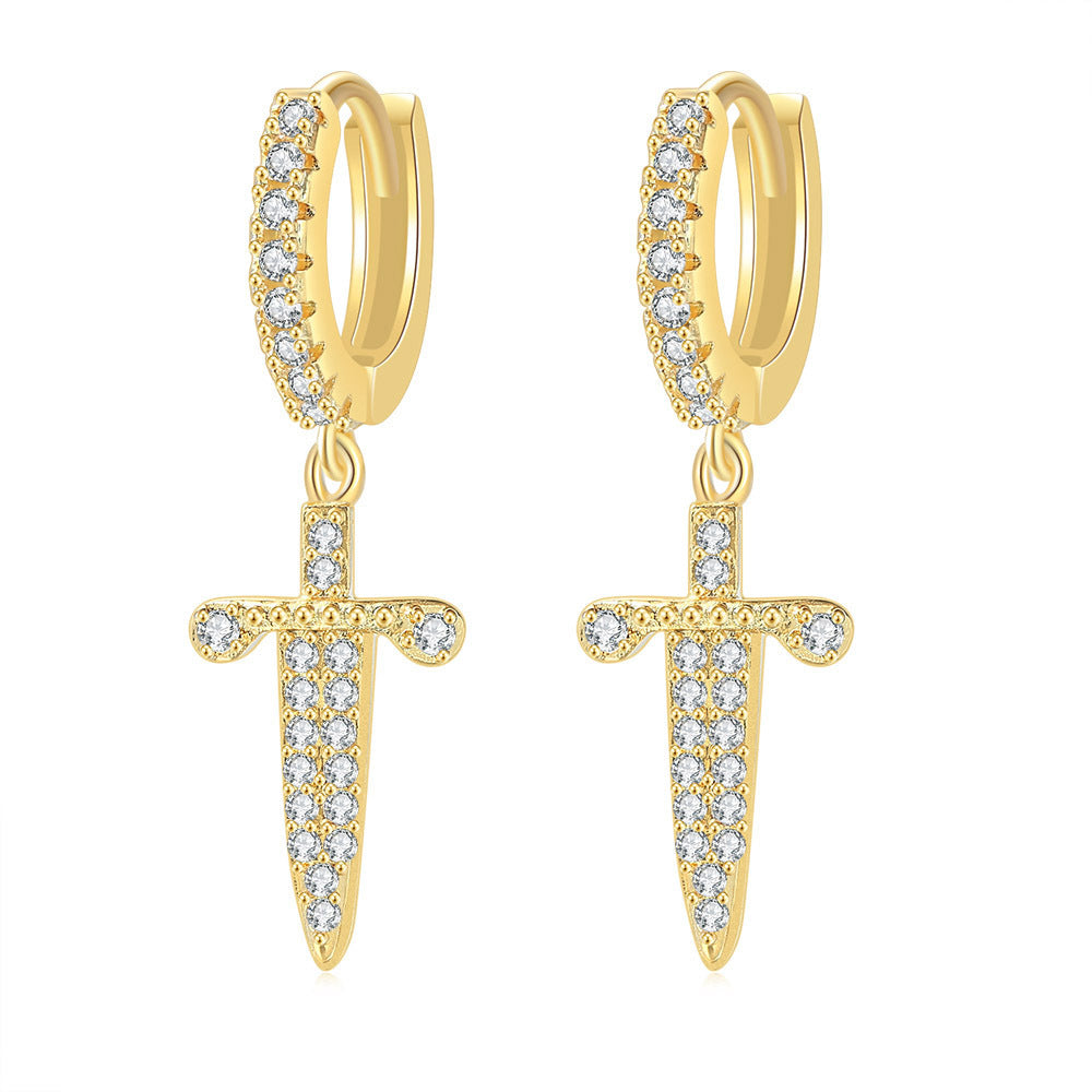 Women's & Men's Popular Zircon Cross Butterfly Star Moon Hip Ear Buckle