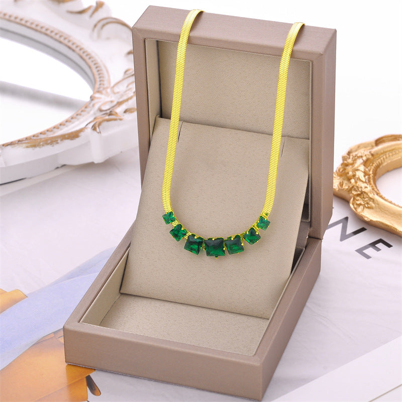Women's Steel For Trendy Light Luxury Minority Design Temperament Personalized Necklace