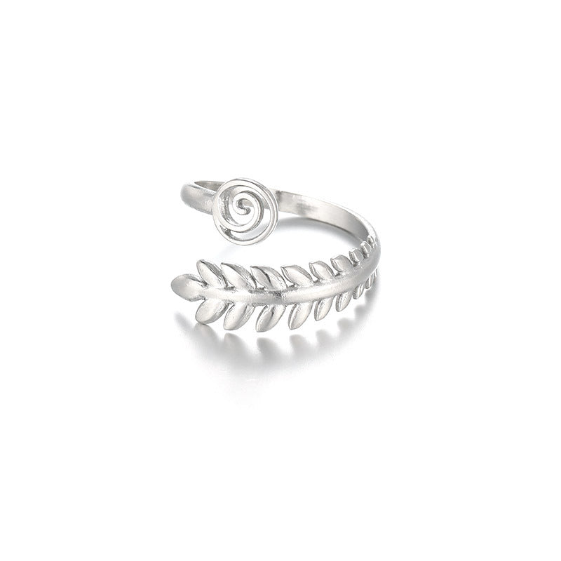 Women's Irregular Concave Convex Hammer Pattern Shaped Design Rings