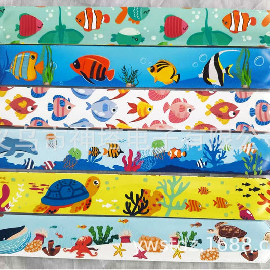 Children's Printed Slap Cartoon Sea World Pop Decorative Rings
