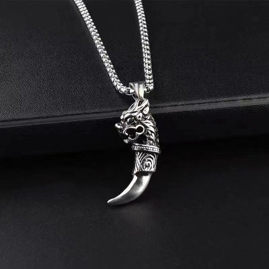 Men's Personality Wolf Tooth Accessories Advanced Design Necklaces