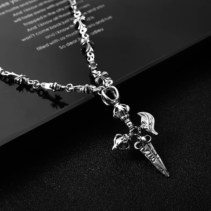 Women's & Men's Classic Cross Chain Fashion Fashionable Sweet Cool Neutral Necklace