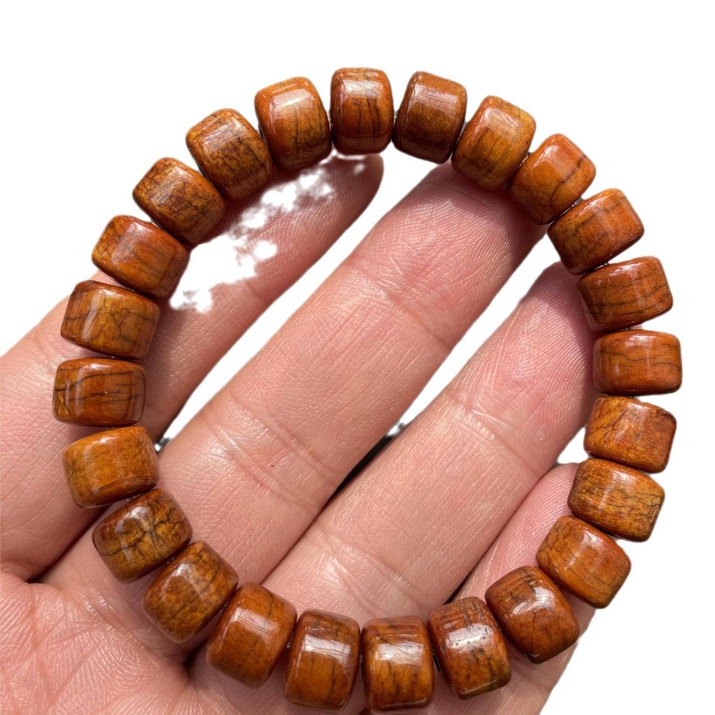 Men's Ethnic Style Yak Bone Cultural Artifact Prayer Beads Bracelets
