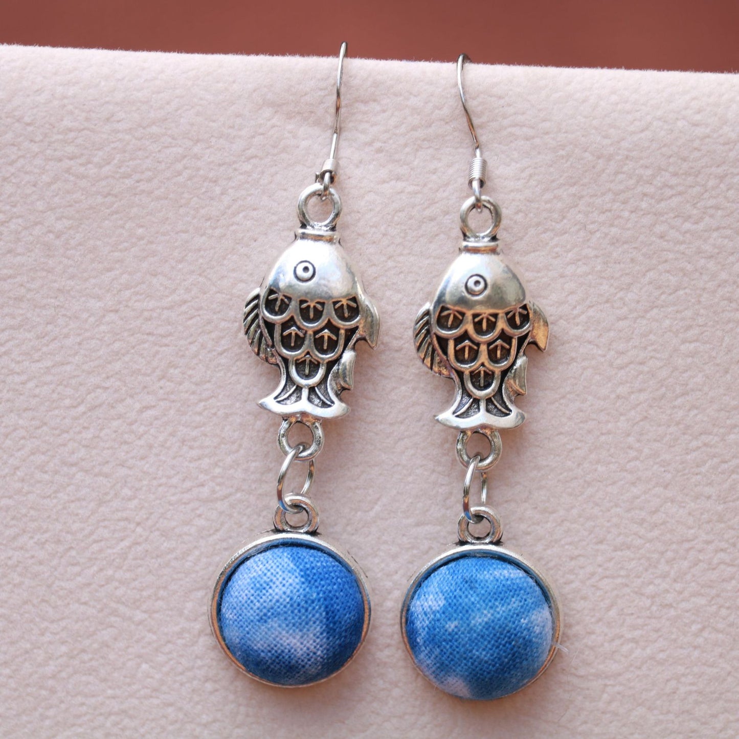 Yunnan Dali Ethnic Style Handmade Fabric Earrings