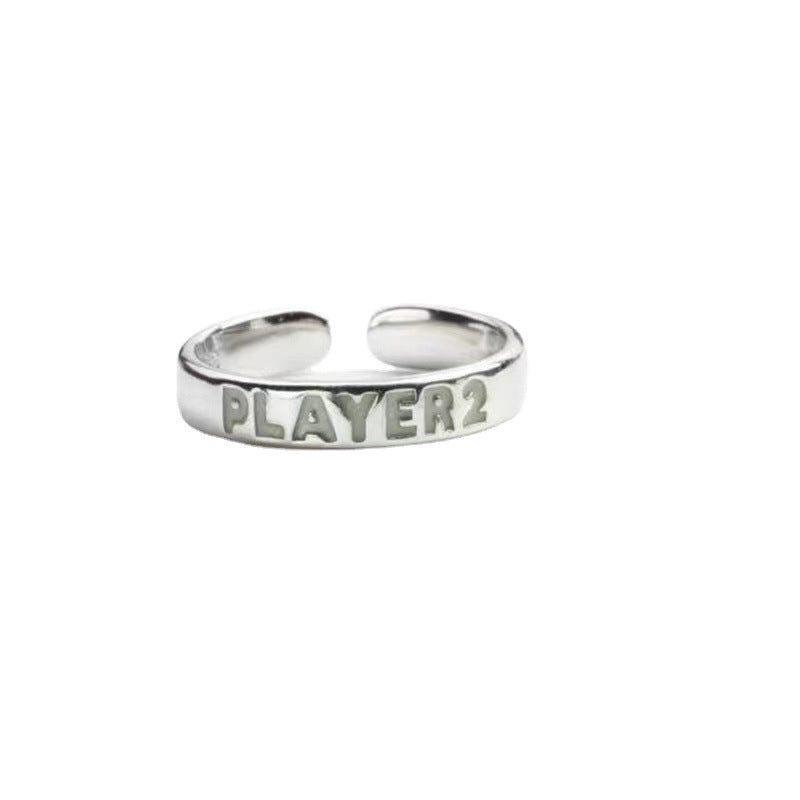 Women's & Men's Brazilian Love Game Couple Luminous Hipster Rings