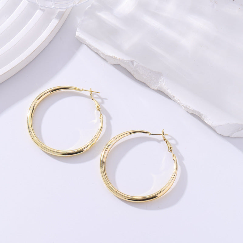 Female Multilayer Temperamental Tide Simple Personality Geometric Round Bracelets
